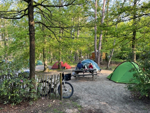 Trekkersveldje op Landgoedcamping Het Meuleman