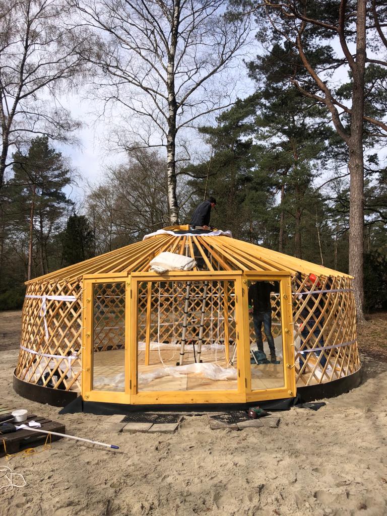 Nieuwe luxe yurt