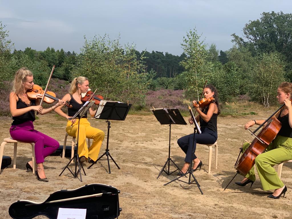 Openlucht concert op het Heideveld