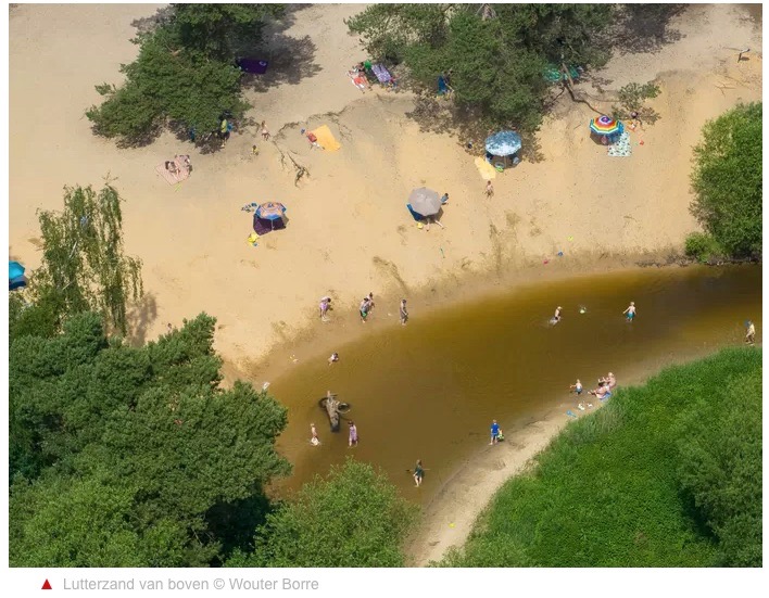 Met een drone over het Lutterzand