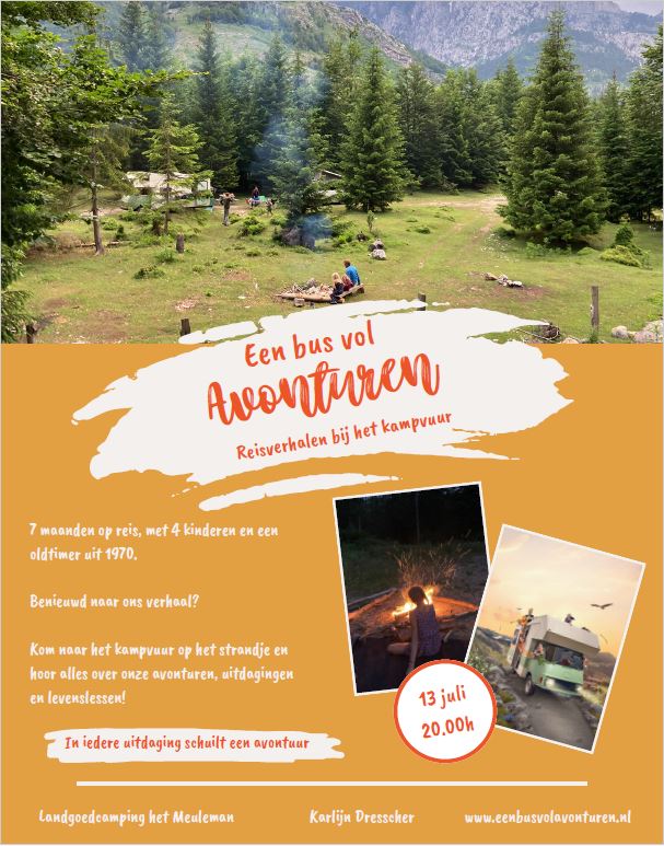 13 juli 2024: Reisverhalen bij het kampvuur