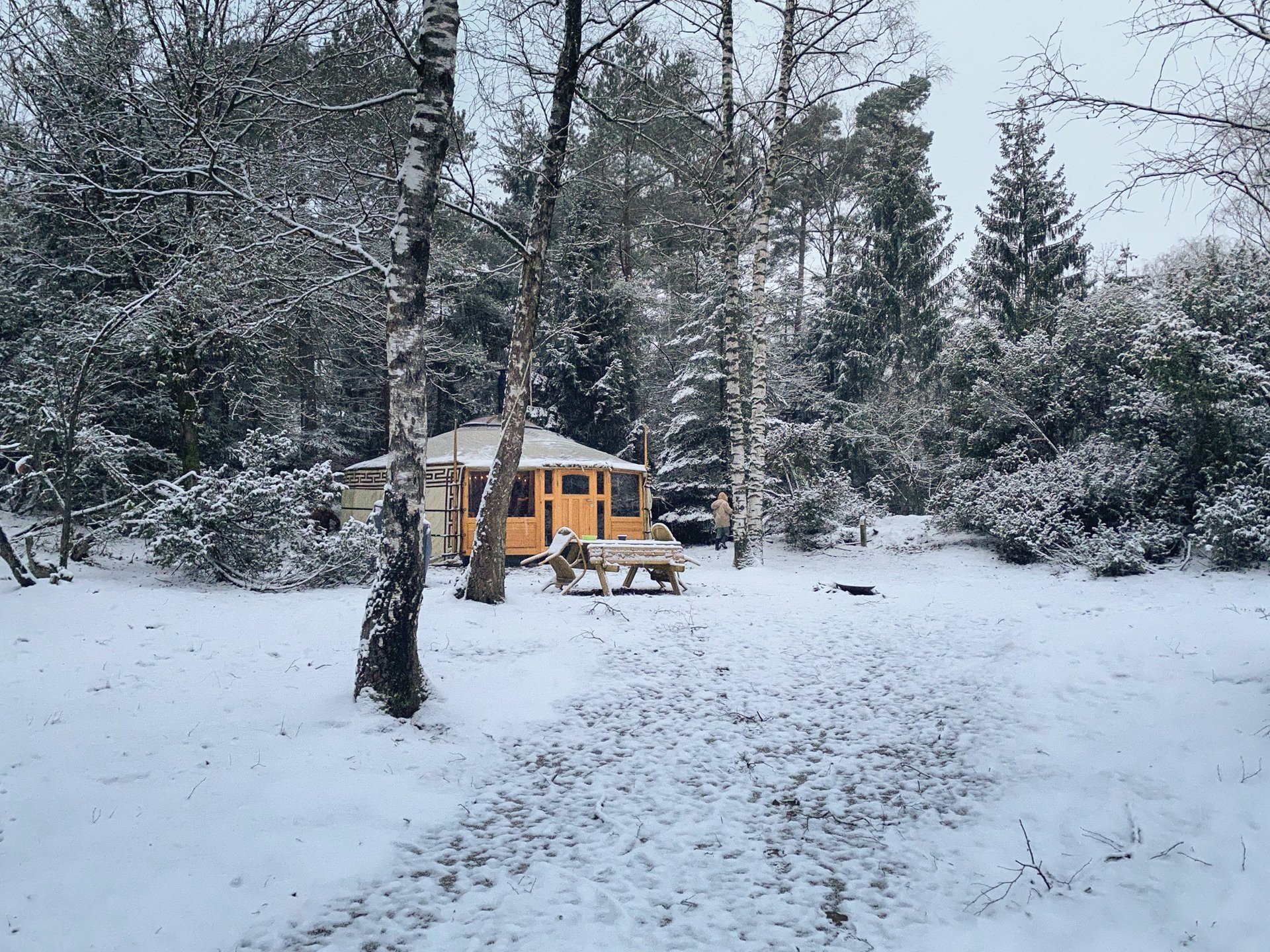 Winterseizoen: yurt met 40% korting!