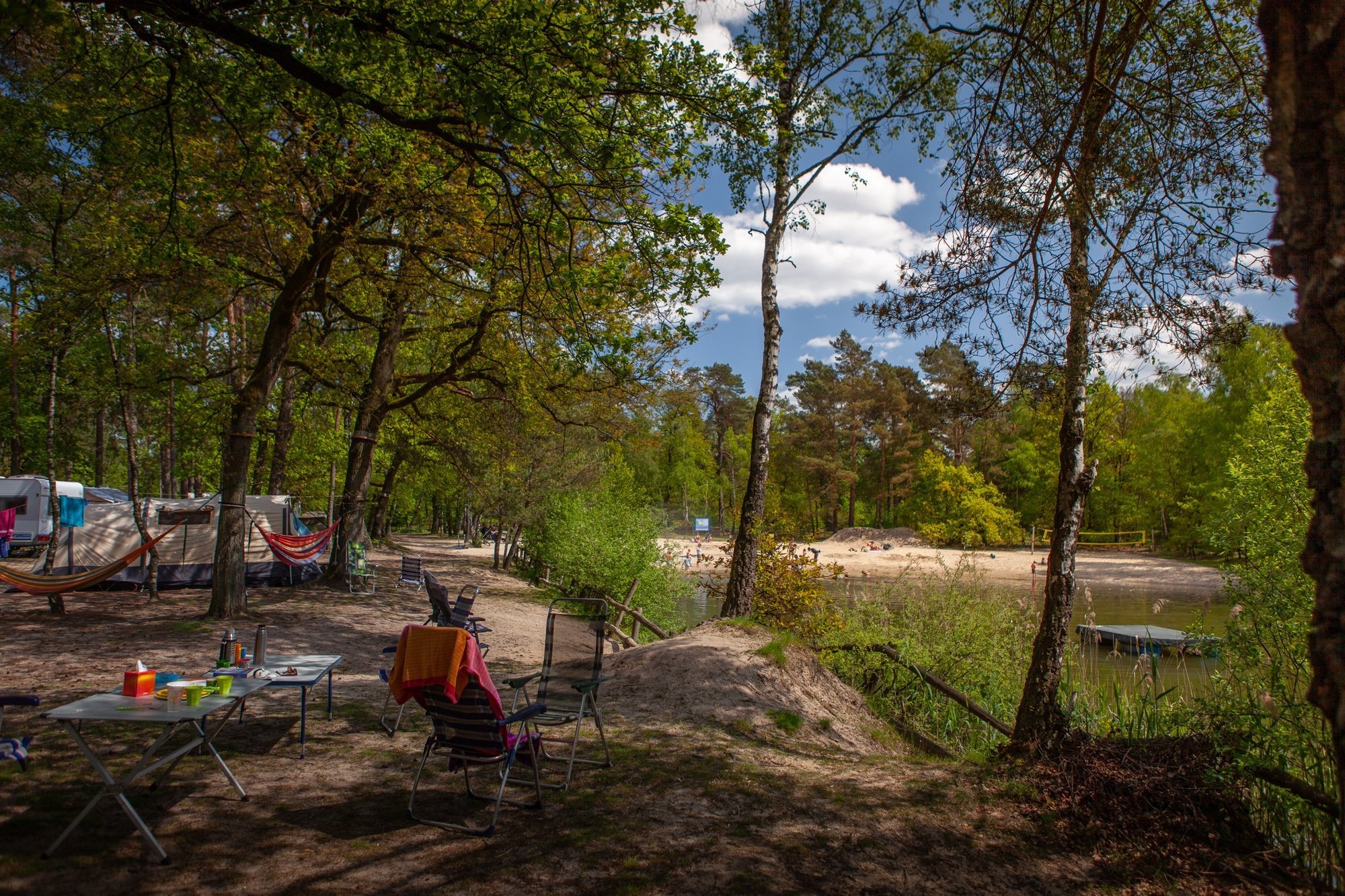 Frühjahr Badeseeplatz