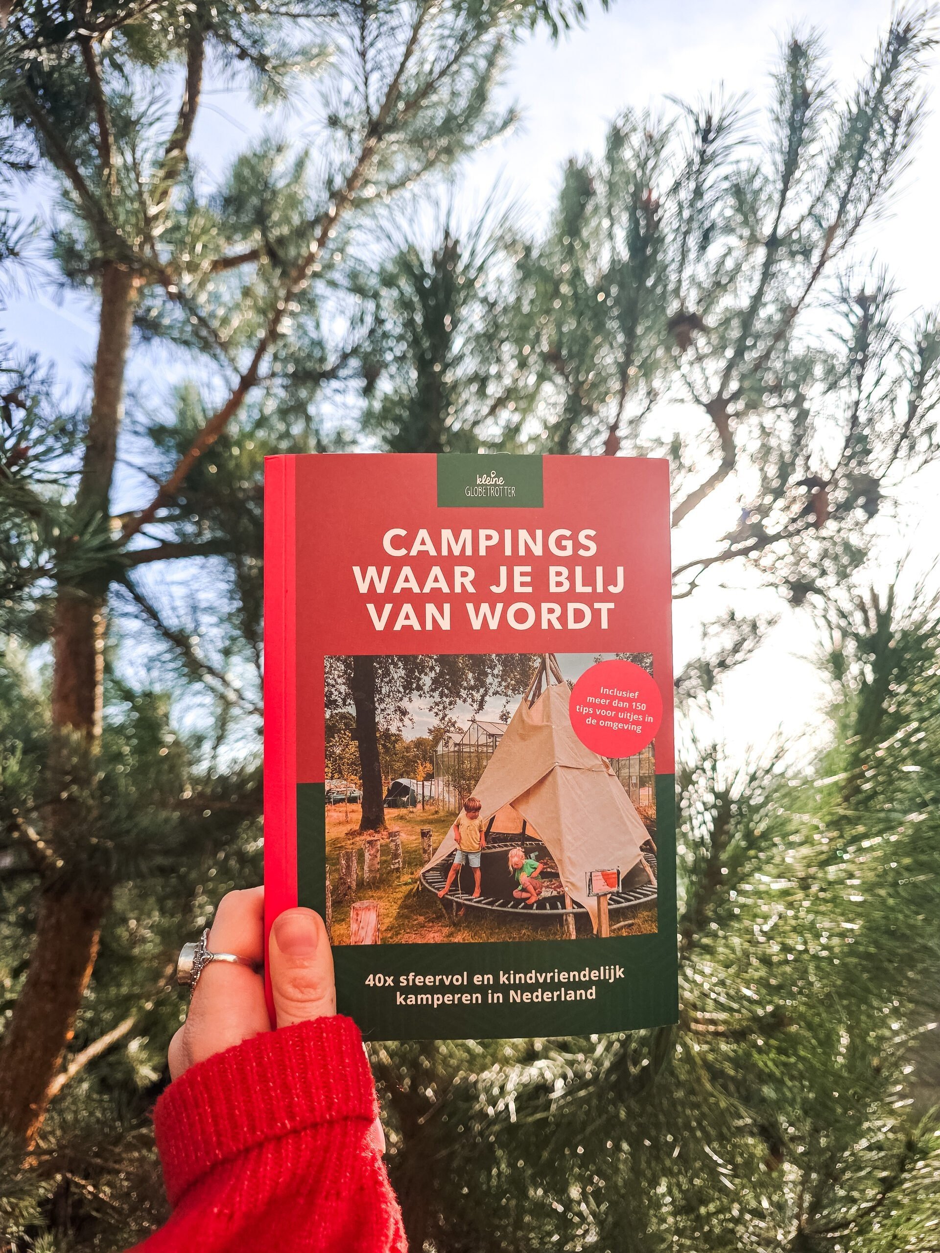 We staan in het boek 'Campings waar je blij van wordt'!