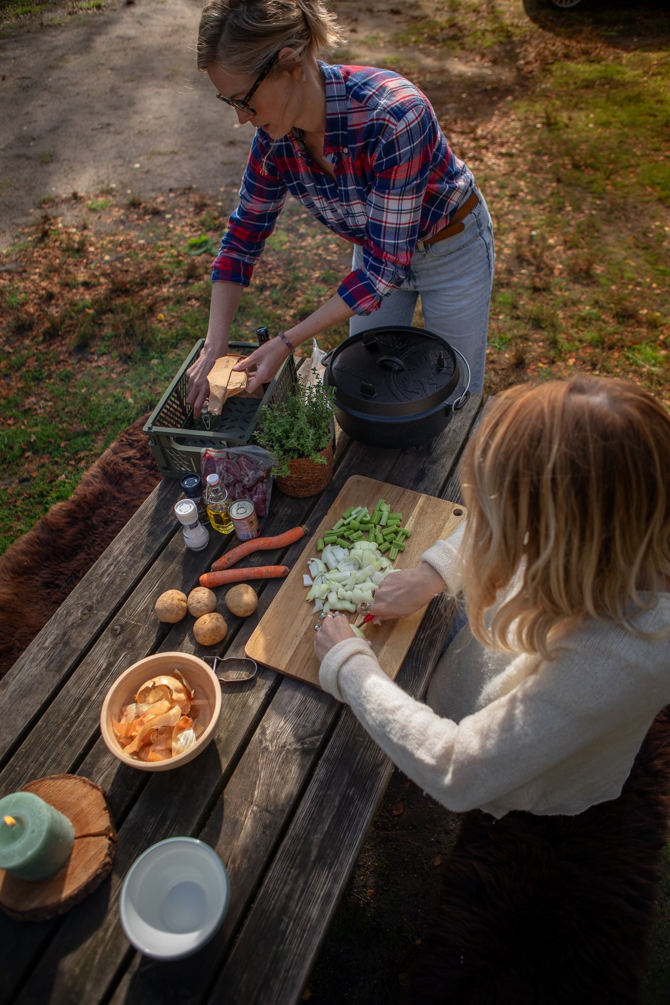 Nieuw: buiten koken op het vuur, borrelen & ontbijten